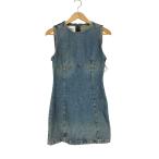 ショッピングzara ZARA(ザラ) デニムノースリーブワンピース レディース import：M  中古 古着 0643