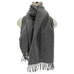 POLO RALPH LAUREN(ポロラルフローレン) イタリア製 マルチポニー 刺繍 フリンジ マフラ 中古 古着 1024