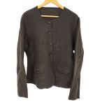 LANDS END(ランズエンド) クルミボタン ウールカーディガン レディース 表記無  中古 古着 0425