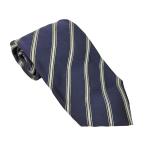 USED б/у одежда ( б/у полный gi) STEFANOBIGI полоса рисунок шелк галстук мужской надпись нет б/у б/у одежда 0927