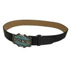 ROXY( Roxy ) Logo пряжка type вдавлено . кожаный ремень женский надпись нет б/у б/у одежда 0944