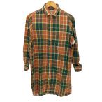 ショッピングINDIVIDUALIZED individualized shirts(インディヴィジュアライズドシャツ) USA製 マドラスチェック 中古 古着 1102