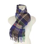 POLO RALPH LAUREN(ポロラルフローレン) カシミヤ混 ポニー刺繍チェック柄マフラー メンズ 中古 古着 0145