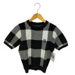 DHOLIC(ディーホリック) CamelBreeze kint クルーネック 半袖 ニット レディース  中古 古着 0427