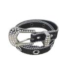 USED б/у одежда ( б/у полный gi) стразы & ламе дизайн ремень Y2K женский надпись нет б/у б/у одежда 0508