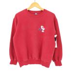 Stussy(ステューシー) 90S USA製 紺タグ シャドーマン トランペット 両面 プリント スウェ 中古 古着 0204