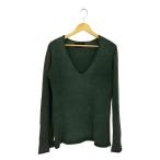 junhashimoto(ジュンハシモト) RACCAGNIジッパー スリット コットンニット Vネック  中古 古着 0425