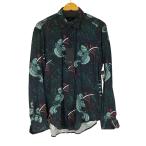 ZARA(ザラ) L/S 和柄 オーバーサイズシャツ メンズ import：M  中古 古着 0305