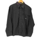 Stussy(ステューシー) 90S-00S 紺タグ USA製 OLD L/S コットン ワーク シャツ  中古 古着 1122