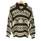 ショッピングカウチン USED古着(ユーズドフルギ) イーグルモチーフ プルオーバー カウチンニット メンズ import：L  中古 古着 0803