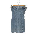 ZARA(ザラ) ベアトップデニムワンピース レディース import：M  中古 古着 0425