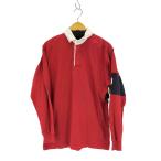 Polo by RALPH LAUREN( Polo bai Ralph Lauren )po колено вышивка нашивка Rugger рубашка men б/у б/у одежда 0325