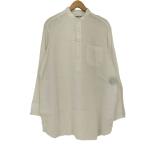 ショッピングINDIVIDUALIZED individualized shirts(インディヴィジュアライズドシャツ) USA製 リネン ハーフボ 中古 古着 0523