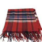 RALPH LAUREN(ラルフローレン) ウール100 チェック マフラー レディース 表記無  中古 古着 0330