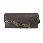 ANNA SUI(アナスイ) 薔薇 蝶 長財布 レ�