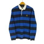 PEANUTS( Peanuts ) one отметка вышивка окантовка L/S Rugger рубашка мужской JPN:L б/у б/у одежда 1005