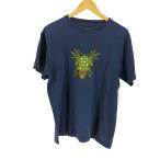 ショッピングused USED古着(ユーズドフルギ) 蛙 プリント Tシャツ メンズ 表記無  中古 古着 0123