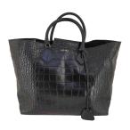 ショッピングused USED古着(ユーズドフルギ) {{ADMJ}}クロコ型押しレザートートバック レディース 表記無  中古 古着 0431