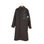 ショッピングzara ZARA(ザラ) レザーパッチ ステンカラーコート メンズ import：M  中古 古着 0524