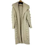 ショッピングzara ZARA(ザラ) ケーブルニットコート レディース import：S  中古 古着 0704