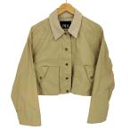 ショッピングzara ZARA(ザラ) 襟コーデュロイクロップドジャケット レディース import：M  中古 古着 0444