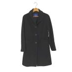 ショッピングBURBERRY BURBERRY BLUE LABEL(バーバリーブルーレーベル) メルトンウール ナイロン チェスターコ 中古 古着 0723