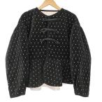 USED古着(ユーズドフルギ) {{Bibiy.}} ODETTE PEPURAMU CARDIGAN レ 中古 古着 1025