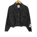 ZARA(ザラ) Leather Trucker Jacket レザー トラッカー ジャケット レディース 中古 古着 0504