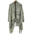 ショッピングforever21 FOREVER 21(フォーエバー21) フリンジニットカーディガン レディース import：M  中古 古着 0525