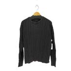 ショッピングzara ZARA(ザラ) ウォッシュド ケーブル ニットセーター メンズ import：L  中古 古着 0143