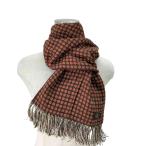 RRL RALPH LAUREN(ダブルアールエルラルフローレン) 小紋柄 フリンジストール メンズ 表記 中古 古着 0547