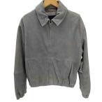 ショッピングスウェード ZARA(ザラ) SUEDE LEATHER JACKET スウェード レザー ジャケット メンズ imp 中古 古着 0823