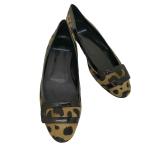 ショッピングhardy PIERRE HARDY(ピエールアルディ) イタリア製 レオパード柄 バレエ フラット シューズ レディ 中古 古着 0743