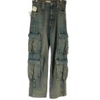 ZARA(ザラ) マルチポケットデニムカーゴパンツ レディース  34 中古 古着 0824
