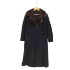 USED古着(ユーズドフルギ) 襟ファー アストラカンロングコート レディース 表記無  中古 古着 1005