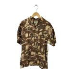 ショッピングCROW OLD CROW(オールドクロウ) BLACKBIRD ? S/S SHIRTS 総柄 レーヨン 半袖シャ 中古 古着 1006