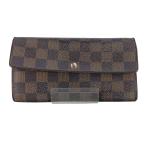 ショッピングヴィトン LOUIS VUITTON(ルイヴィトン) ダミエ ポルトフォイユサラ 長財布 レディース 表記無  中古 古着 0924