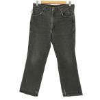 Wrangler(ラングラー) メキシコ製 ブラック デニム メンズ  33×30 中古 古着 0425