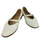 Salvatore Ferragamo( Salvatore Ferragamo ) Flat кожа обувь женский таблица б/у б/у одежда 0529