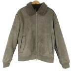 ショッピングzara ZARA(ザラ) フェイクムートンジャケット メンズ import：L  中古 古着 0924