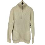 ショッピングzara ZARA(ザラ) ハーフジップ プルオーバーニット メンズ import：M  中古 古着 0428