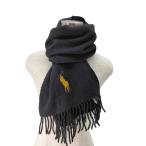 POLO RALPH LAUREN(ポロラルフローレン) イタリア製 ビックポニー刺繍 ウール フリンジ  中古 古着 0546