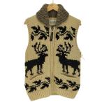 Kanata(カナタ) ジップアップ カウチンベスト メンズ 表記無  中古 古着 0126