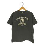 WAREHOUSE(ウエアハウス) Lot 4601 CAMP FOSTER フロッキープリント Tシャツ 中古 古着 0944