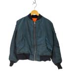 ALPHA INDUSTRIES(アルファインダストリーズ) USA製 MA-1  メンズ import： 中古 古着 0846