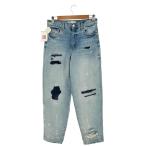 ZARA(ザラ) ダメージ加工 デニムパンツ レディース EUR：36  中古 古着 0104