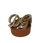 D&G DOLCE&GABBANA(ディーアンドジードルチェアンドガッバーナ) DGロゴ レザーベ 中古 古着 0502