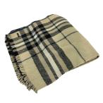 LEQUIPE YOSHIE INABA(rekip Yoshie Inaba ) в клетку шерсть muffler женский б/у б/у одежда 0746