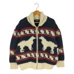 USED古着(ユーズドフルギ) DOG DEPT犬柄 カウチンセーター メンズ JPN：M  中古 古着 0746