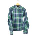 Abercrombie ＆ Fitch(アバクロンビーアンドフィッチ) MUSCLE チェック ボタンダウ 中古 古着 0723